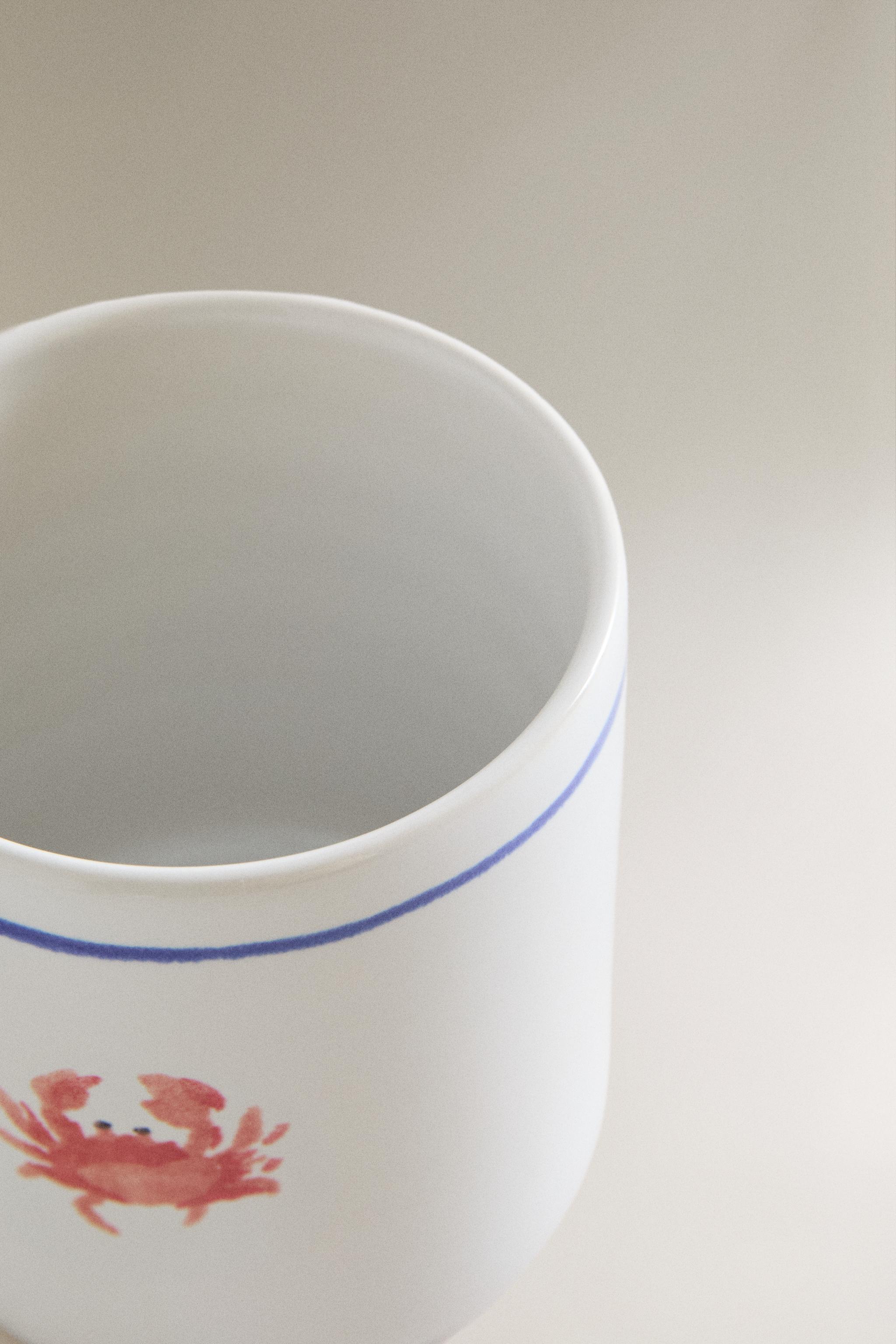 TASSE EN GRÈS HOMARD